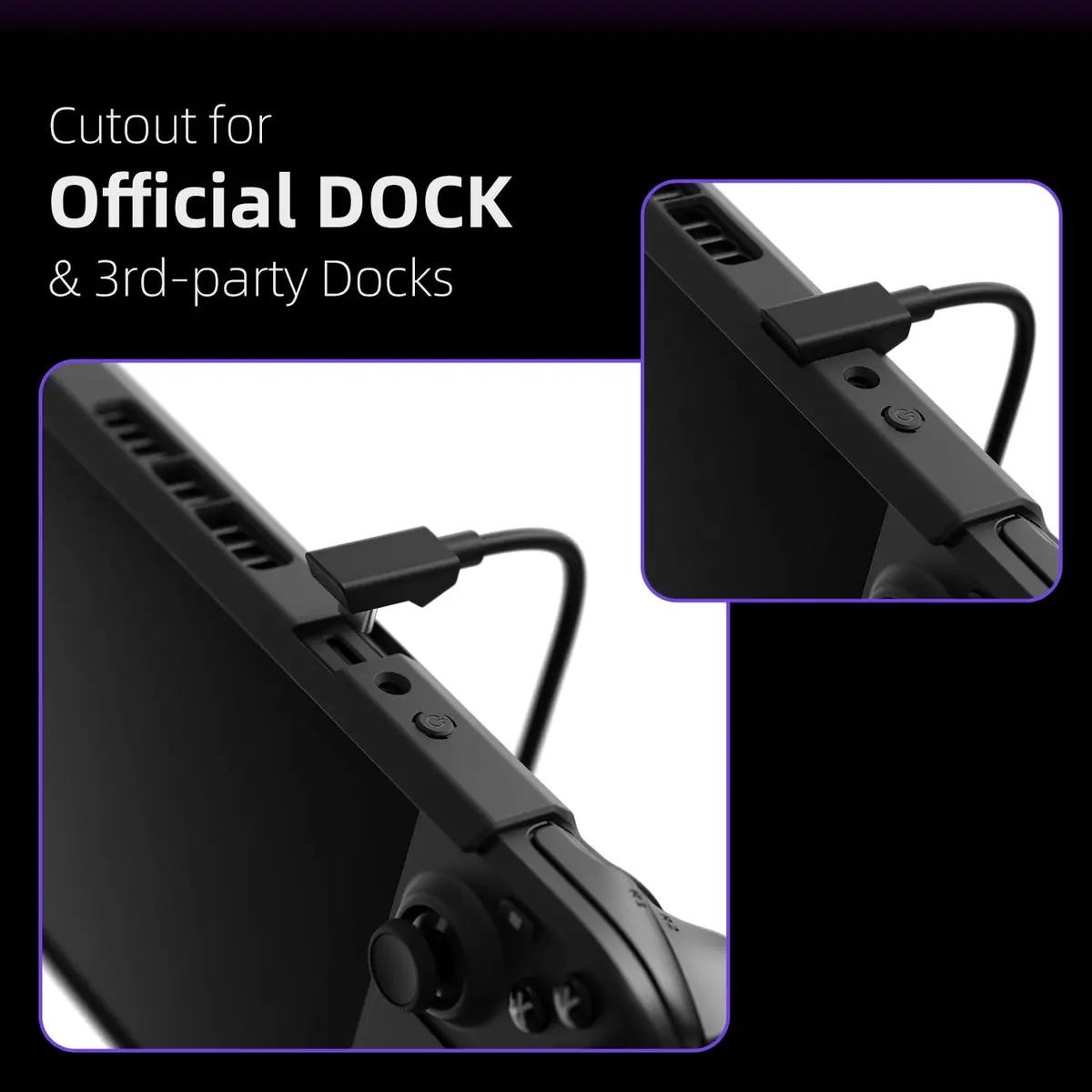 SAVAGE RAVEN Skull & Co. GripCase SD for Steam Deck: Coyote Gray | Soft Protective Case with Textured Grips & Stand - view 5