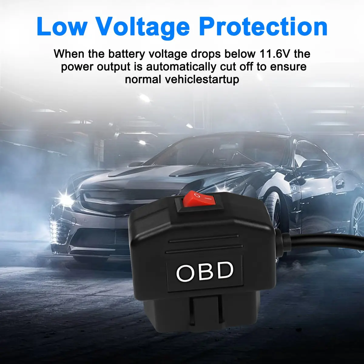 XMSJSIY OBD Power Cable for Dash Camera Type C OBD2 Power Adapter Hardwire | 3.5m, 5V/3A, Low-Voltage Protection - view 5