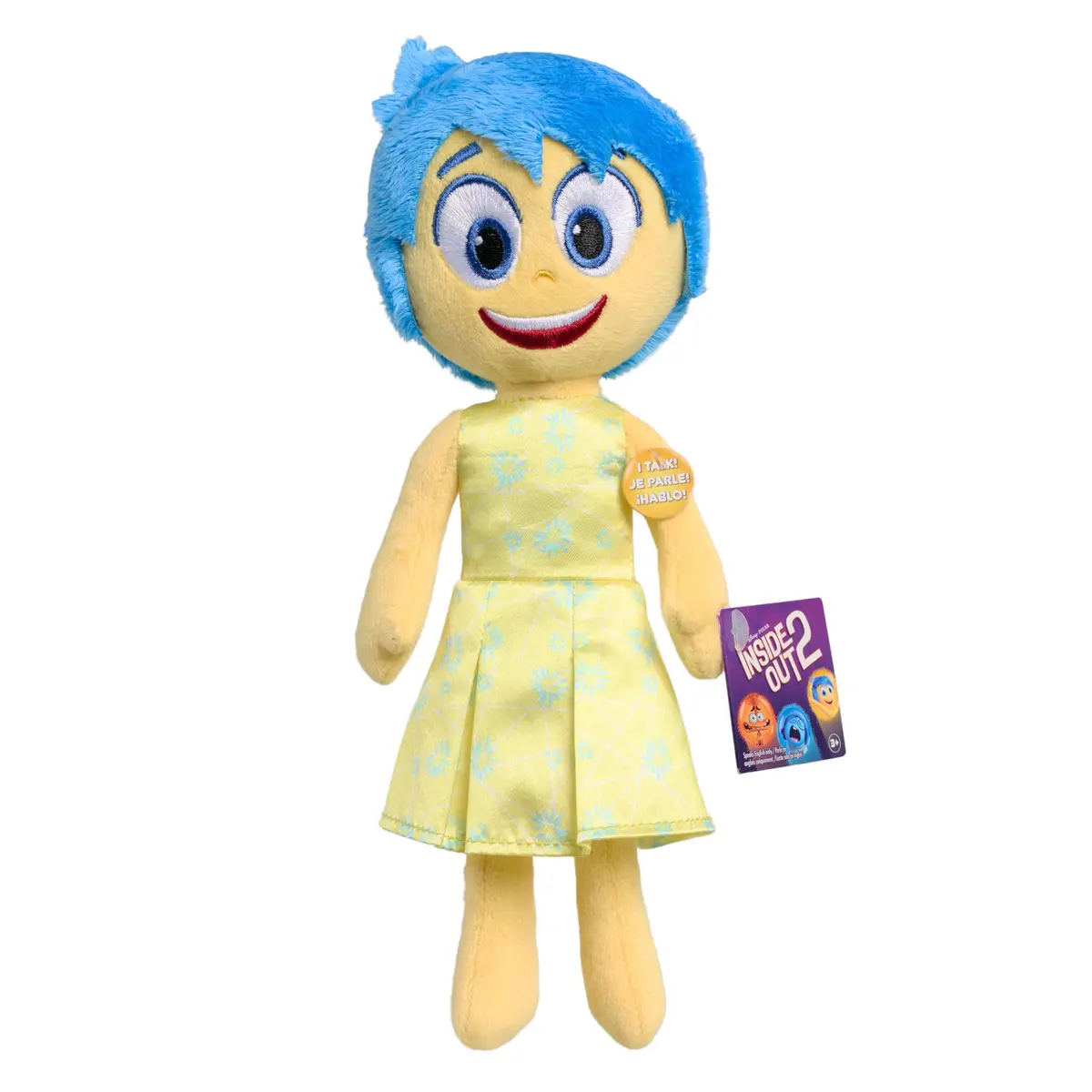Just Play Inside Out 2 Joy Plush Toy 9.5 inches | Soft, Talking, Kids Gift - main product image