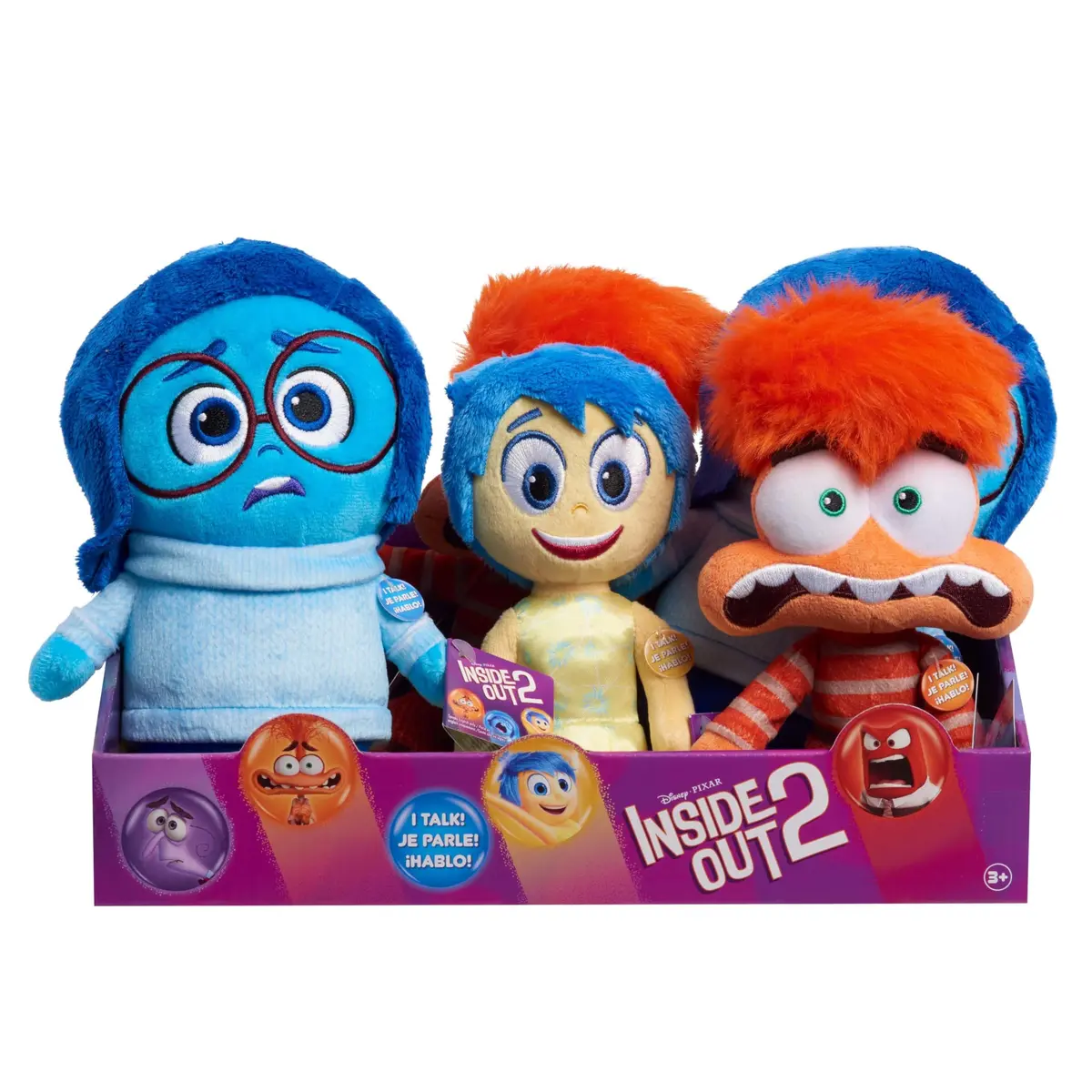 Just Play Inside Out 2 Joy Plush Toy 9.5 inches | Soft, Talking, Kids Gift - view 6