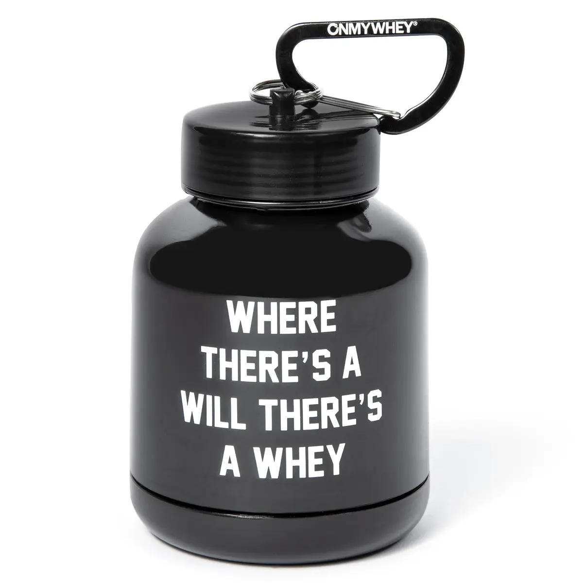 ONMYWHEY Double Scoop Protein and Supplement Keychain Funnel 180ml (6 oz) | BPA-Free, Spill-Proof Design - main product image