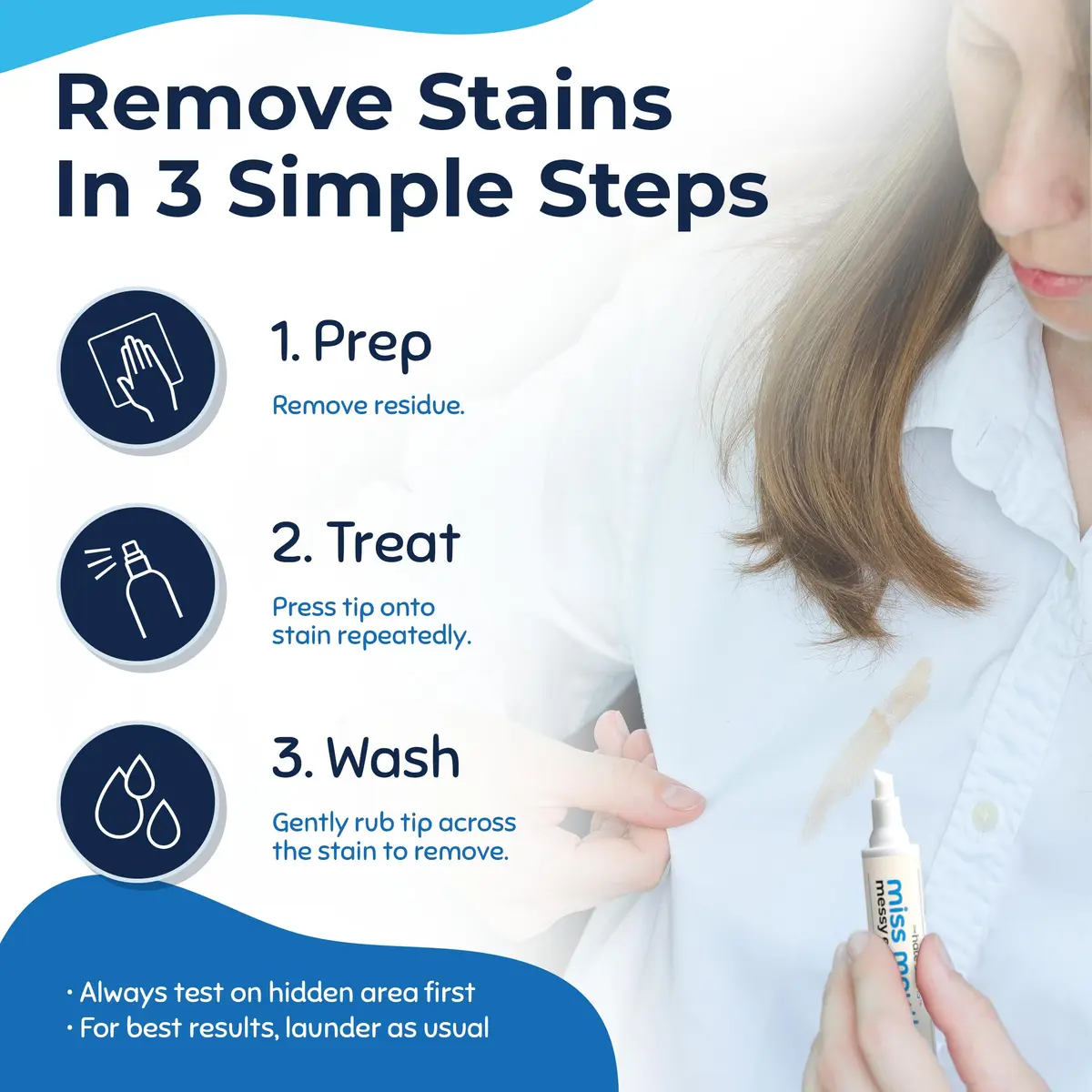 Miss Mouth's Messy Eater Stain Remover Pen, 2 Fl Oz | Fast & Safe for Kids & Pets - view 8