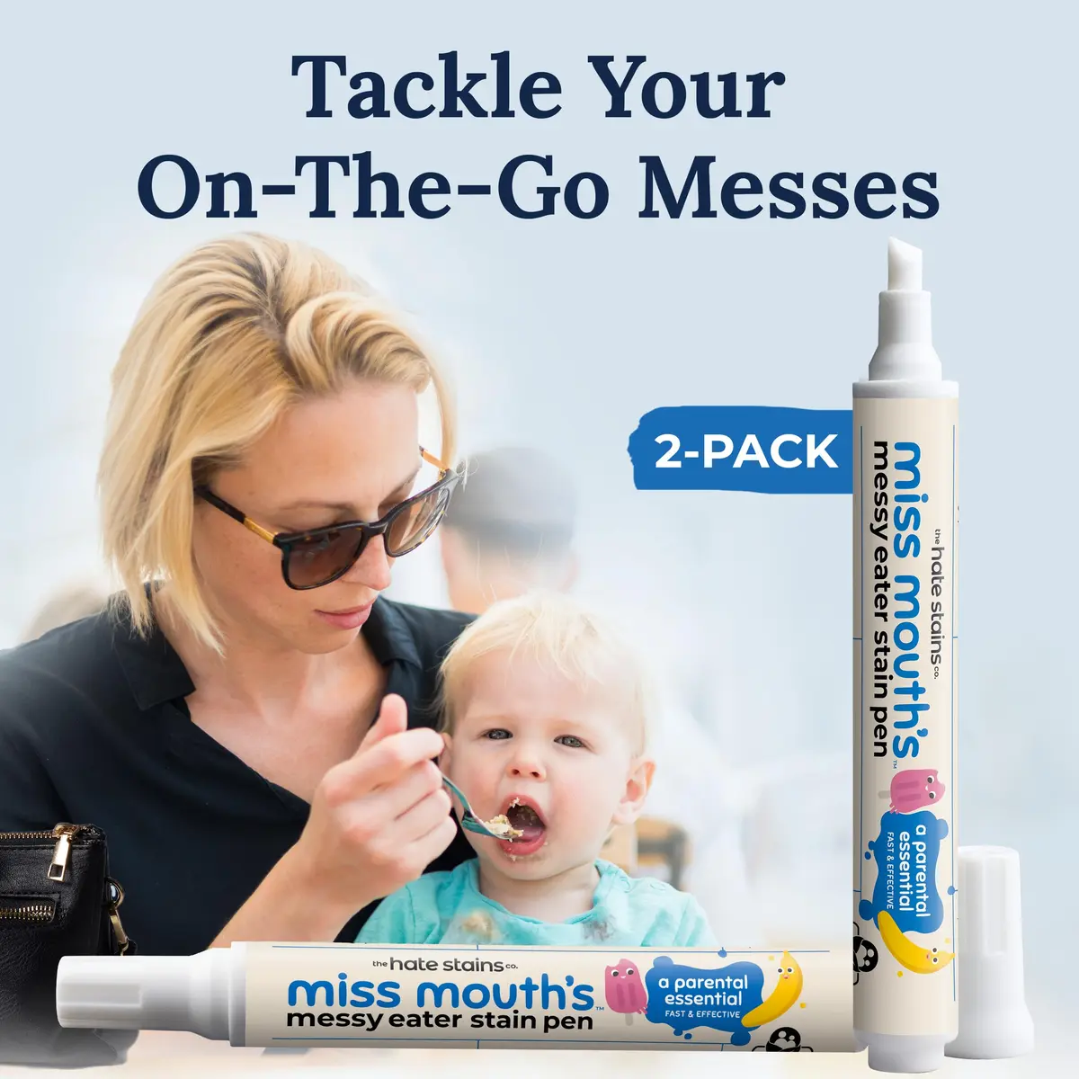 Miss Mouth's Messy Eater Stain Remover Pen, 2 Fl Oz | Fast & Safe for Kids & Pets - view 2
