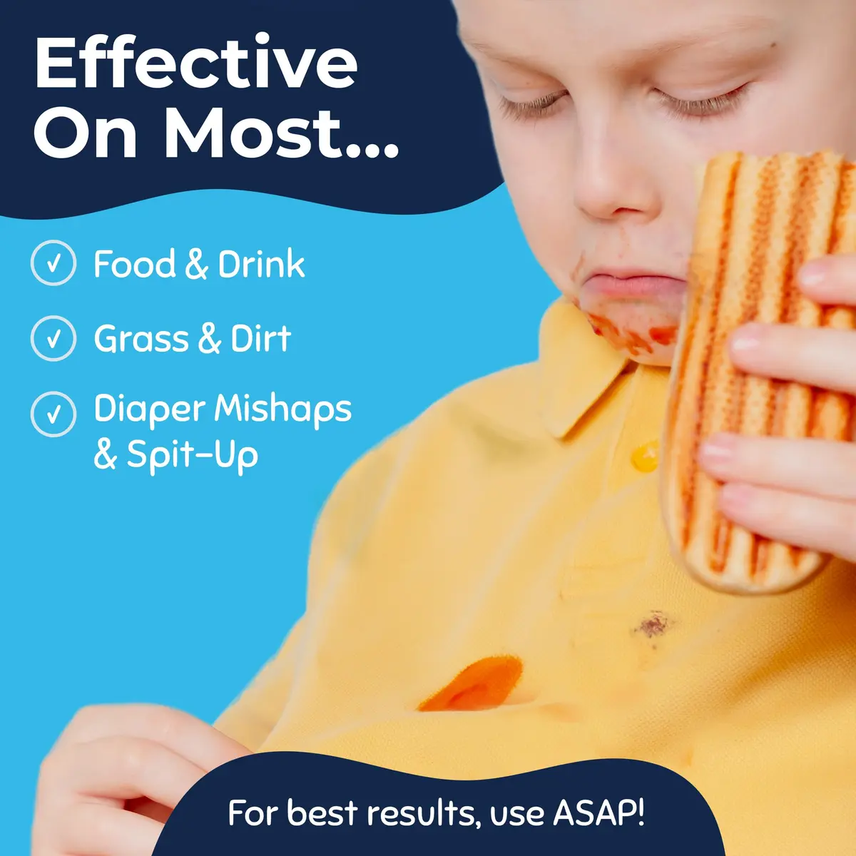 Miss Mouth's Messy Eater Stain Remover Pen, 2 Fl Oz | Fast & Safe for Kids & Pets - view 3