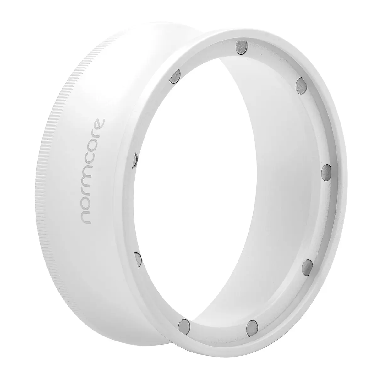 Normcore 58mm Magnetic Dosing Funnel V2 White | Espresso Coffee Dosing Ring with 9 Neodymium Magnets - main product image