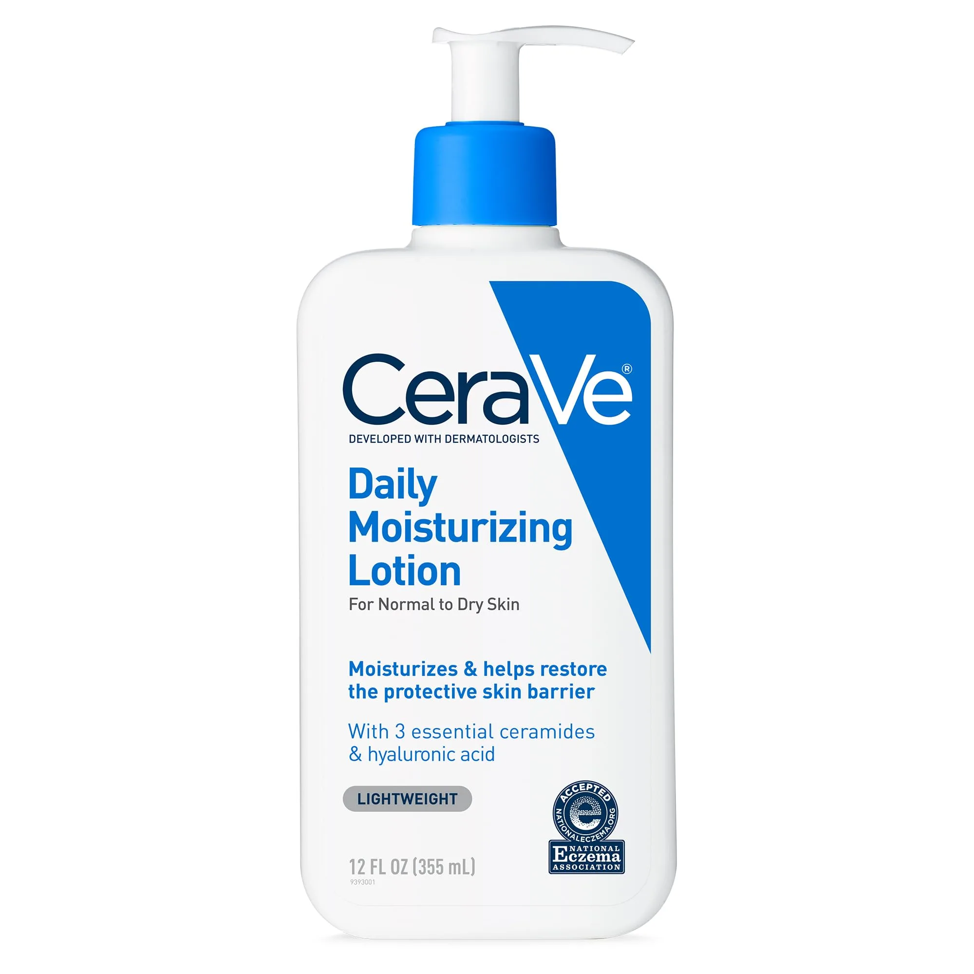 CeraVe Daily Moisturizing Lotion for Face, Body & Hands | 24-Hour Hydration with Hyaluronic Acid & Ceramides - main product image