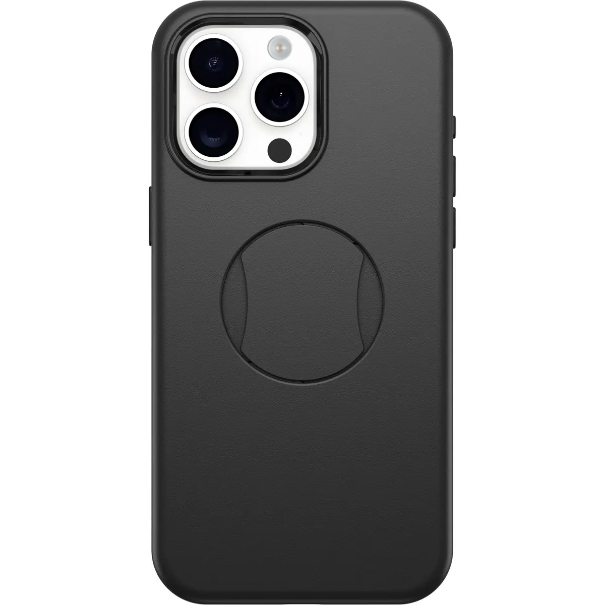 OtterBox OtterGrip Symmetry Case for iPhone 15 Pro Max with MagSafe Grip, Black | Military Standard Drop Protection - view 5