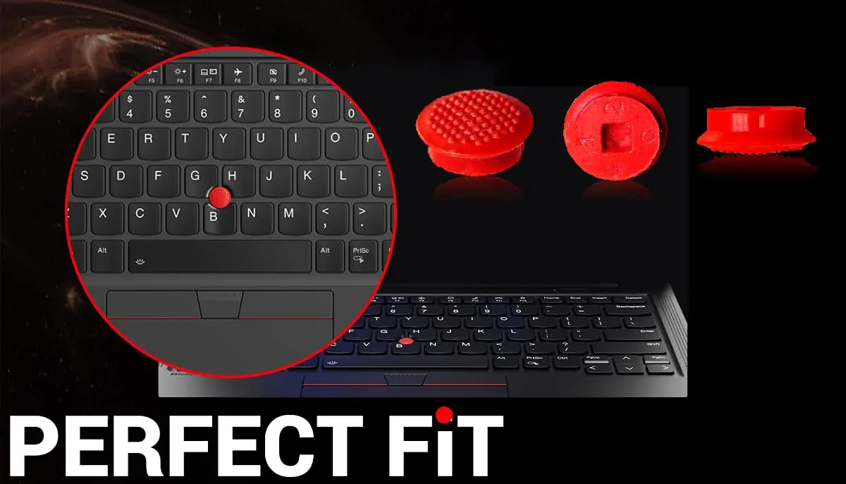 LeFix 3PCS 3.0mm Trackpoint Cap Red | Lenovo Thinkpad Replacement Part (70-120c) - view 5