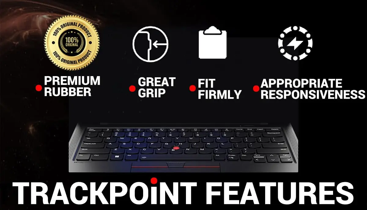 LeFix 3PCS 3.0mm Trackpoint Cap Red | Lenovo Thinkpad Replacement Part (70-120c) - view 4