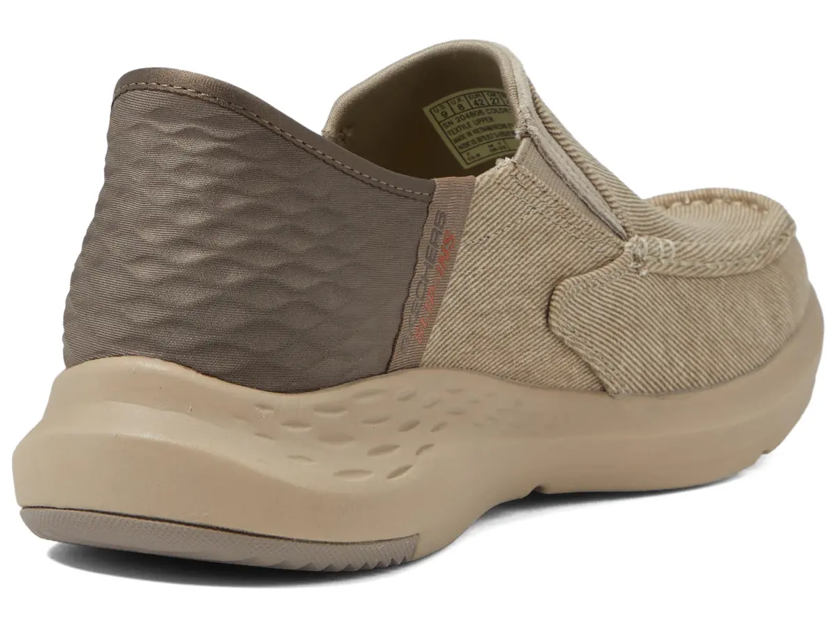 Skechers Men's Parson - Dewitt Hands Free Slip-In Casual Shoes, Beige, 14 (35.3cm) | Effortless Comfort & Support - view 5