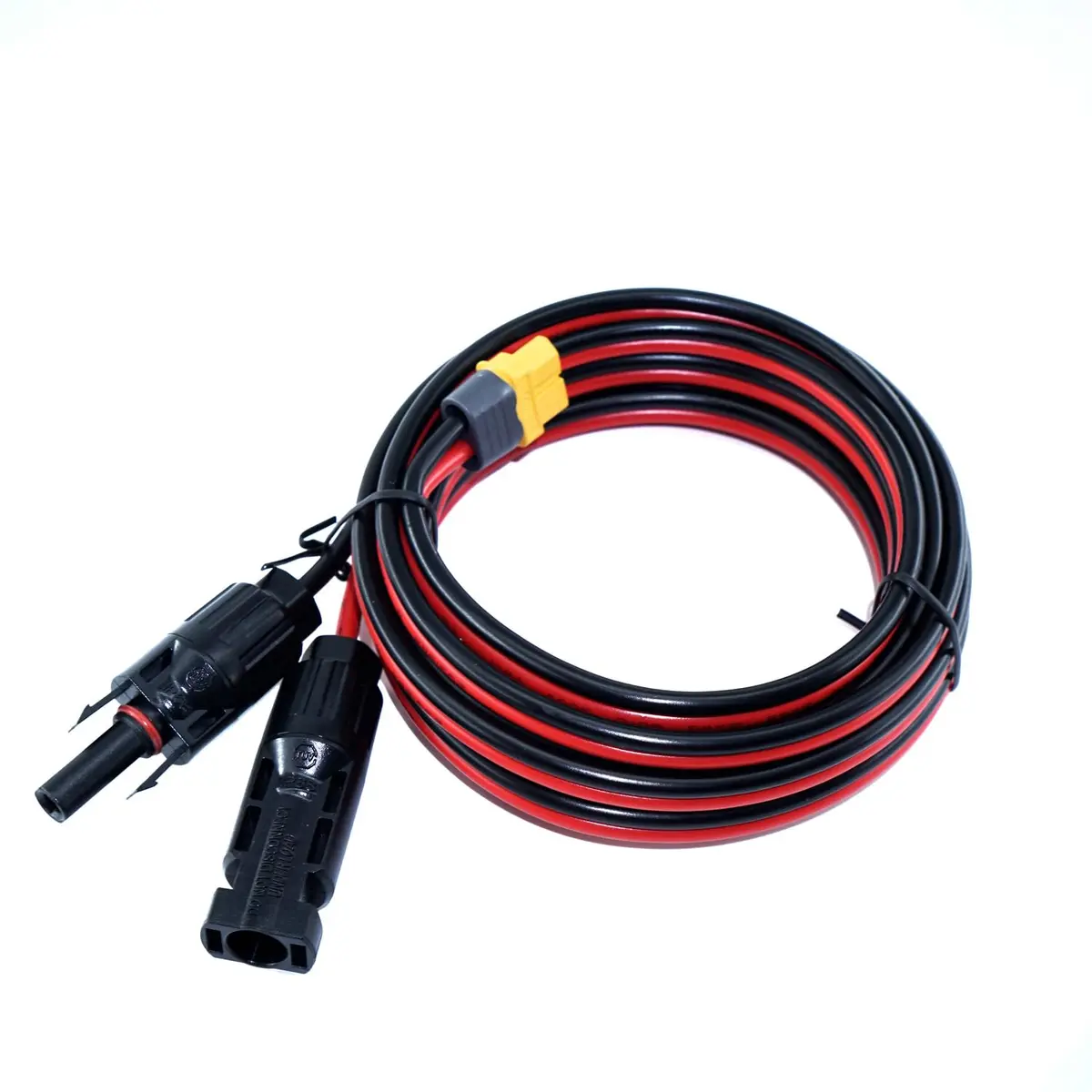 iHaospace Solar to XT60 Charging Cable 10FT (3.04m) | 12AWG Tinned Copper, 300V Rated, IP68 Waterproof - main product image