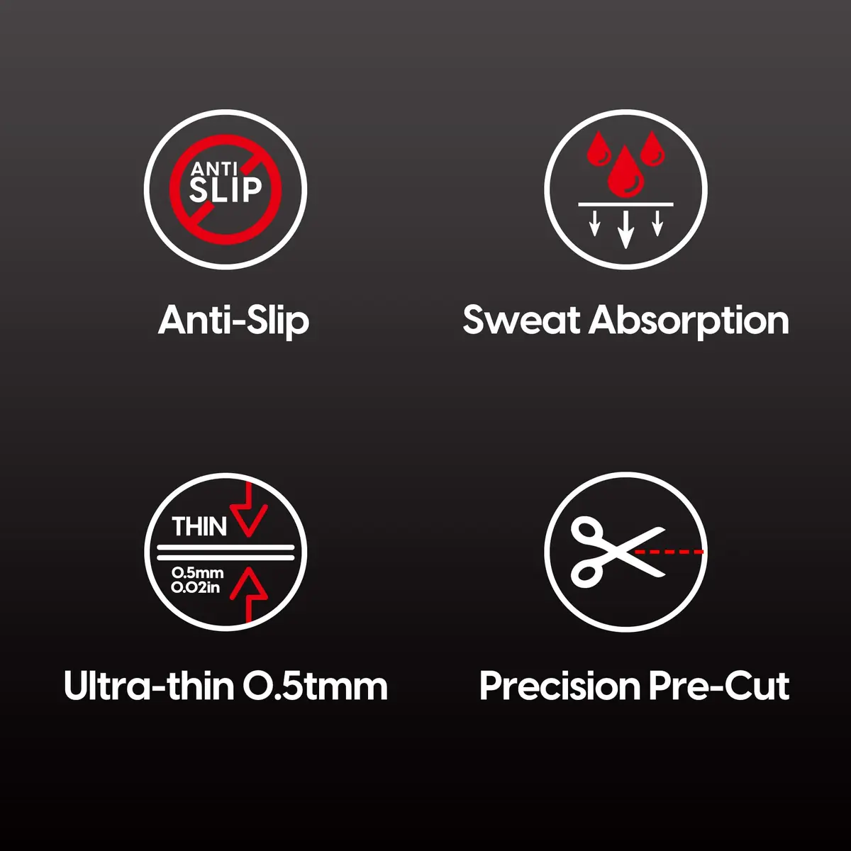 Pulsar Gaming Gears Supergrip Mouse Grip Tape for Logitech G Pro X Superlight & Superlight 2 | 0.5mm Thin - view 3
