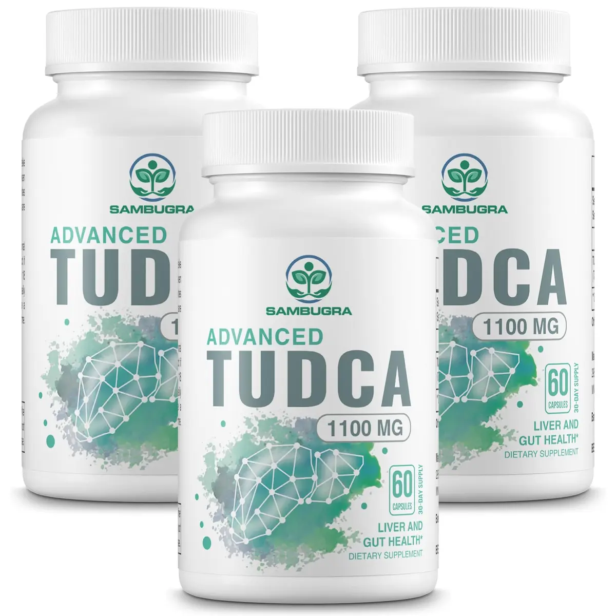 Sambugra TUDCA Liver Supplements 1100mg | Supports Liver Detox & Repair - main product image