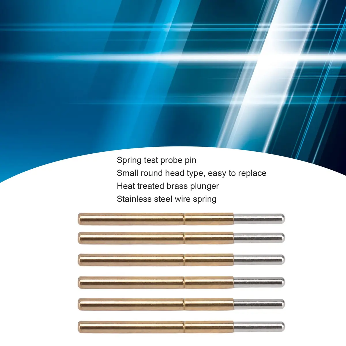 BORDSTRACT Spring Test Probes 100Pcs P125-J | High Accuracy PCB Contact Test Pins - view 8