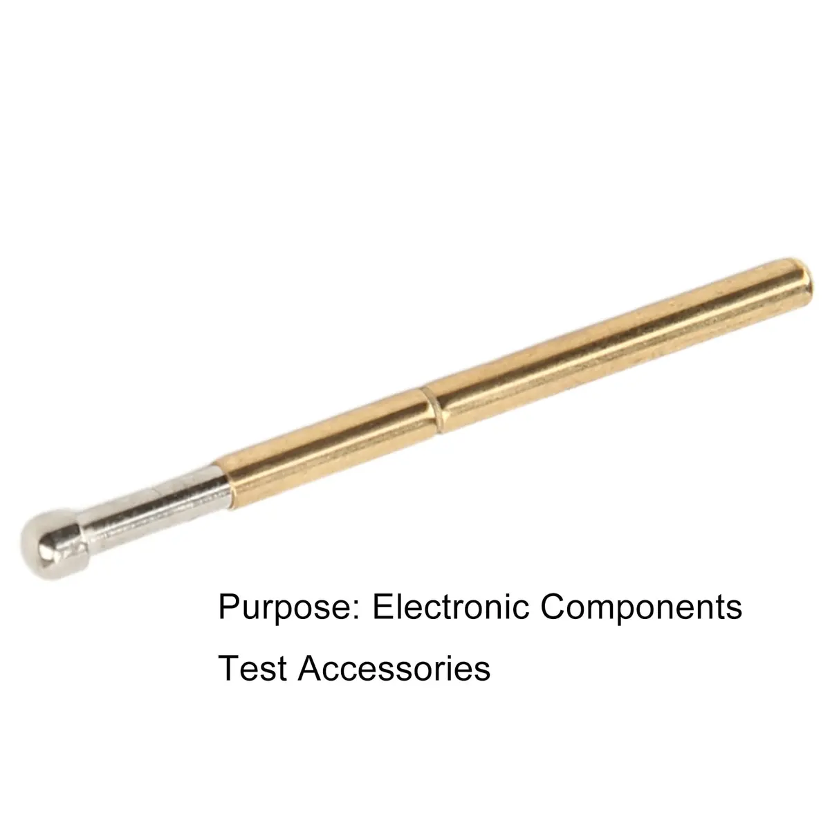 BORDSTRACT P125-D Spring Test Probes 100Pcs (2.02mm Needle Dia, 33.35mm Length) | High Accuracy Round Pogo Pins for PCB Testing - view 6