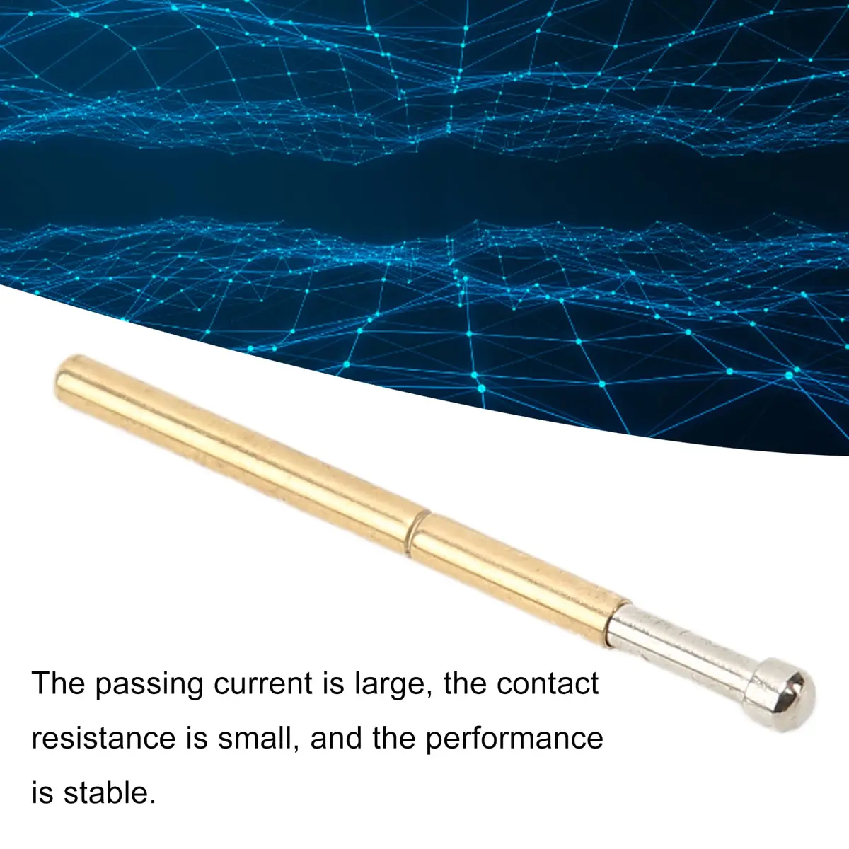 BORDSTRACT P125-D Spring Test Probes 100Pcs (2.02mm Needle Dia, 33.35mm Length) | High Accuracy Round Pogo Pins for PCB Testing - view 4