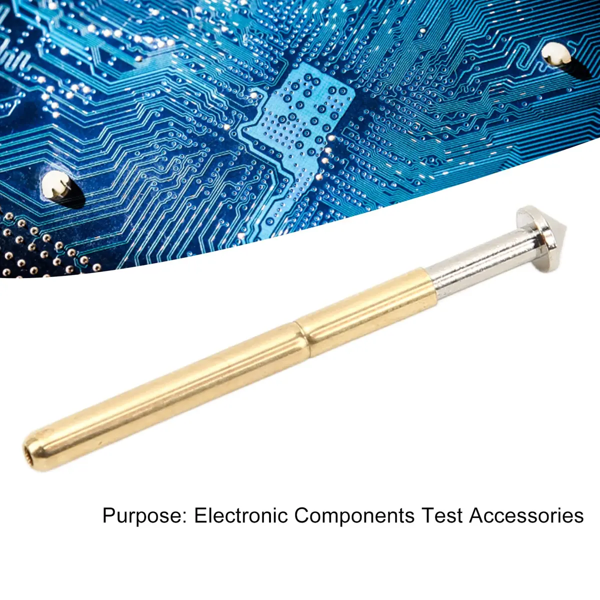 BORDSTRACT P156-E Spring Test Probes 100 Pcs Pack | For PCB Board Testing and Electronic Component Contact - view 5