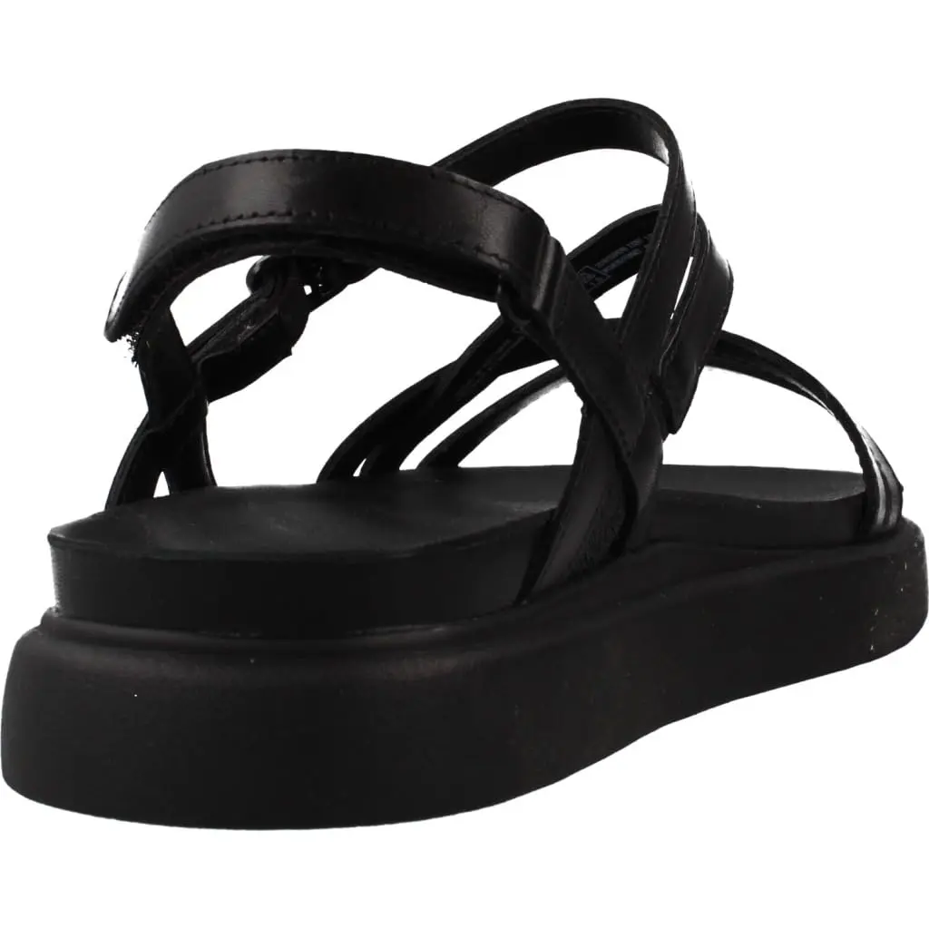Clarks Women's Slingback Sandal, Black Leather, Size 5 | Classic Comfort & Style - view 3