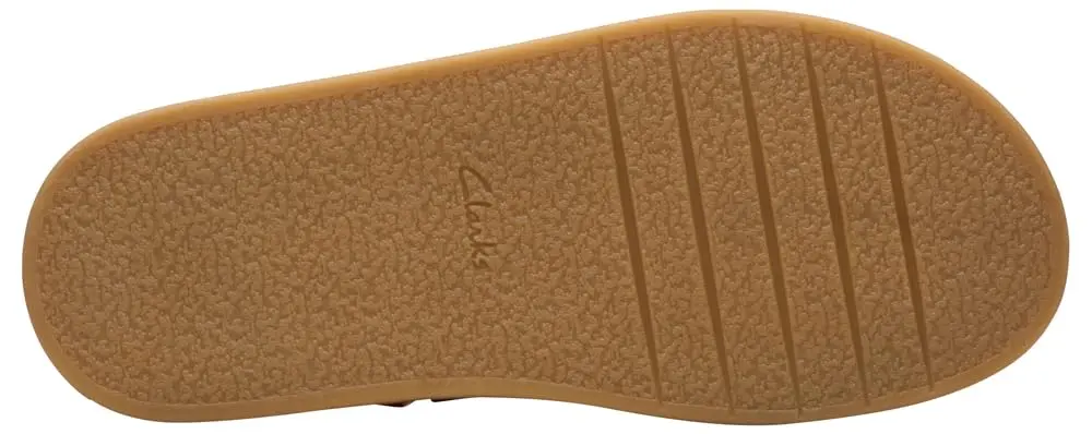 Clarks Women's Aristella SunSandal Bright Red Lea 6 | Classic Leather Comfort - view 3