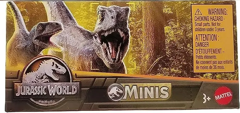 Jurassic World Dinosaurs Minis Surprise Pack of Dinos Box | 3 Blind Boxes, 1.125” Scale Mini Figures, Ages 3+ - view 2