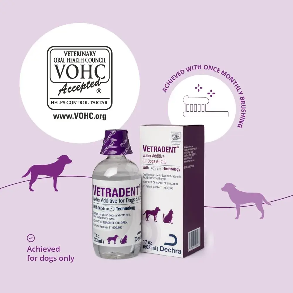 Vetradent Water Additive for Dogs and Cats 493ml (17 oz) | Biotrate Technology for Tartar Control - view 4
