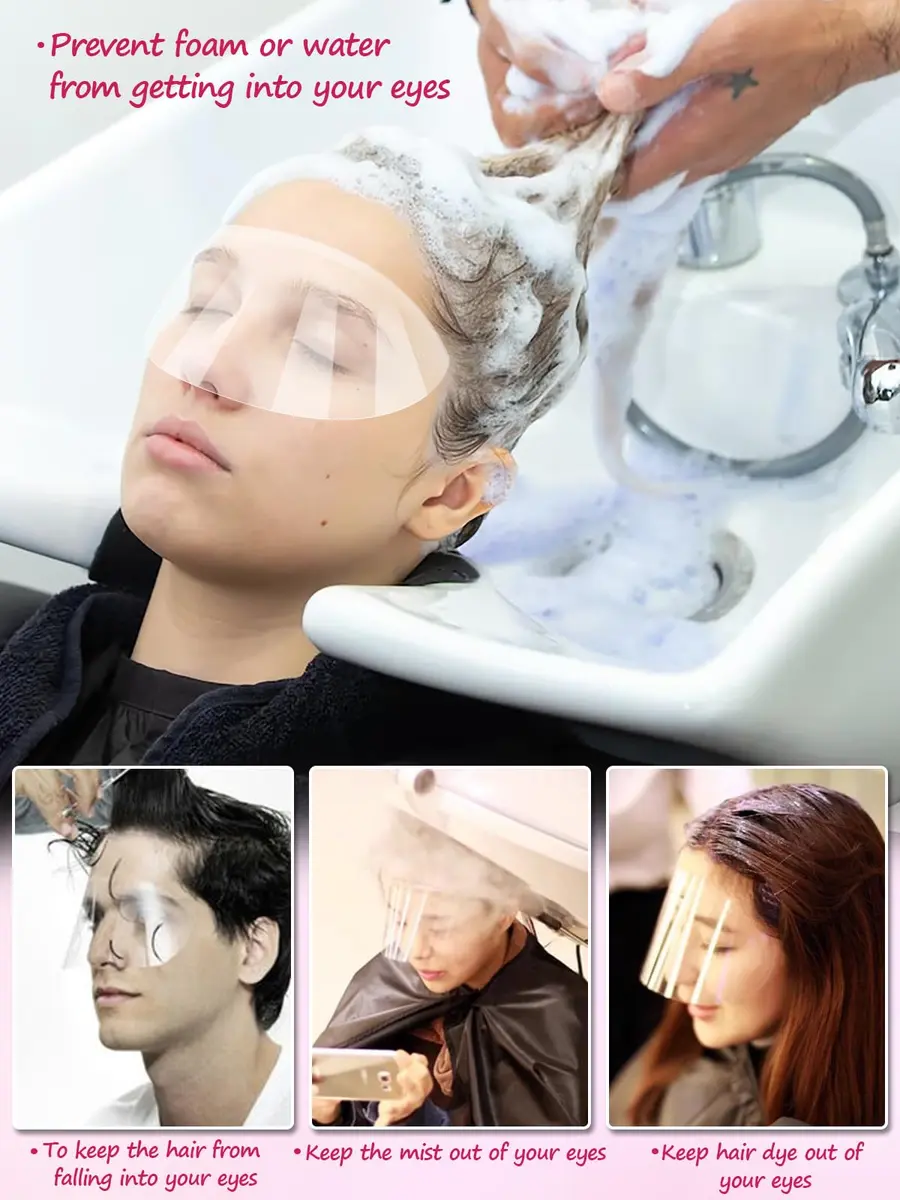 EBANKU Face Shield Eye Shield for Shower Waterproof 200 PCS | Clear, Soft, Adjustable, Reusable - view 5