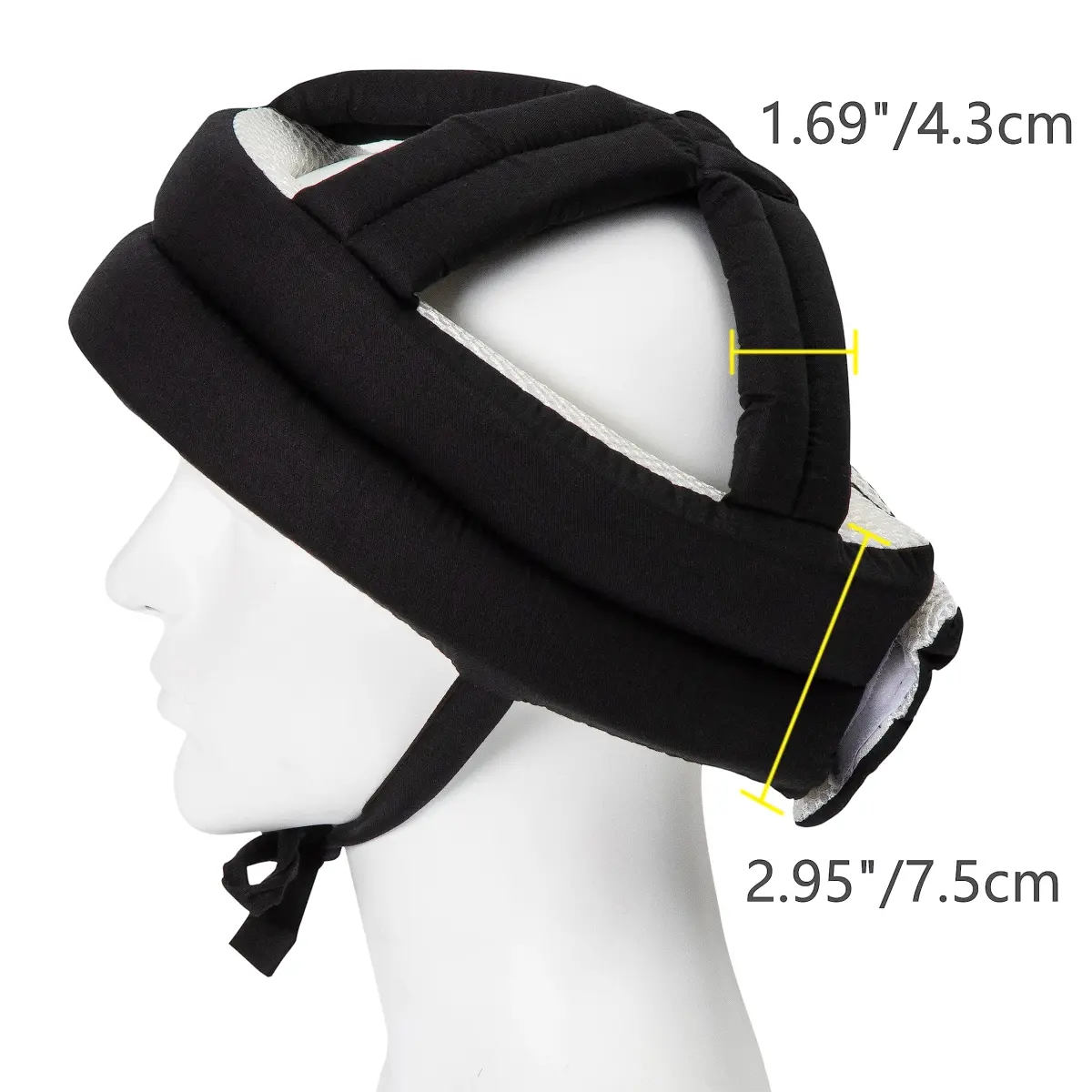 Cepairng Breathable Safety Protective Hat for Elderly Youth, Anti-Fall Head Helmet 50-65cm | Soft Head Protector for Adults Fall - view 5