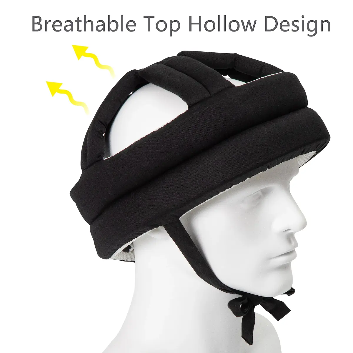 Cepairng Breathable Safety Protective Hat for Elderly Youth, Anti-Fall Head Helmet 50-65cm | Soft Head Protector for Adults Fall - view 4