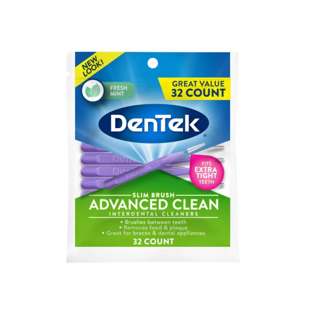 DenTek Complete Clean Variety Pack Floss Picks & Interdental Cleansers 214 Count | Fresh Mint Angles & Slim Brush - view 3