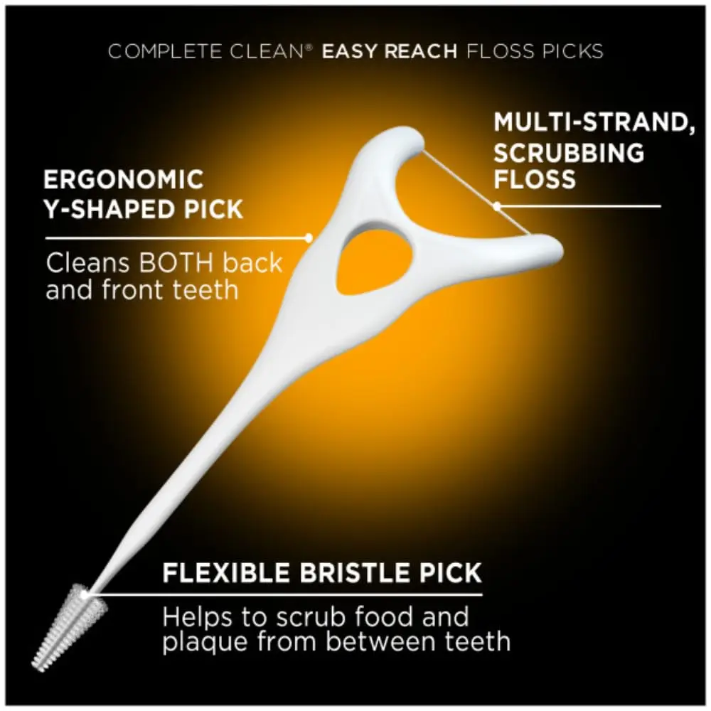 DenTek Complete Clean Variety Pack Floss Picks & Interdental Cleansers 214 Count | Fresh Mint Angles & Slim Brush - view 4