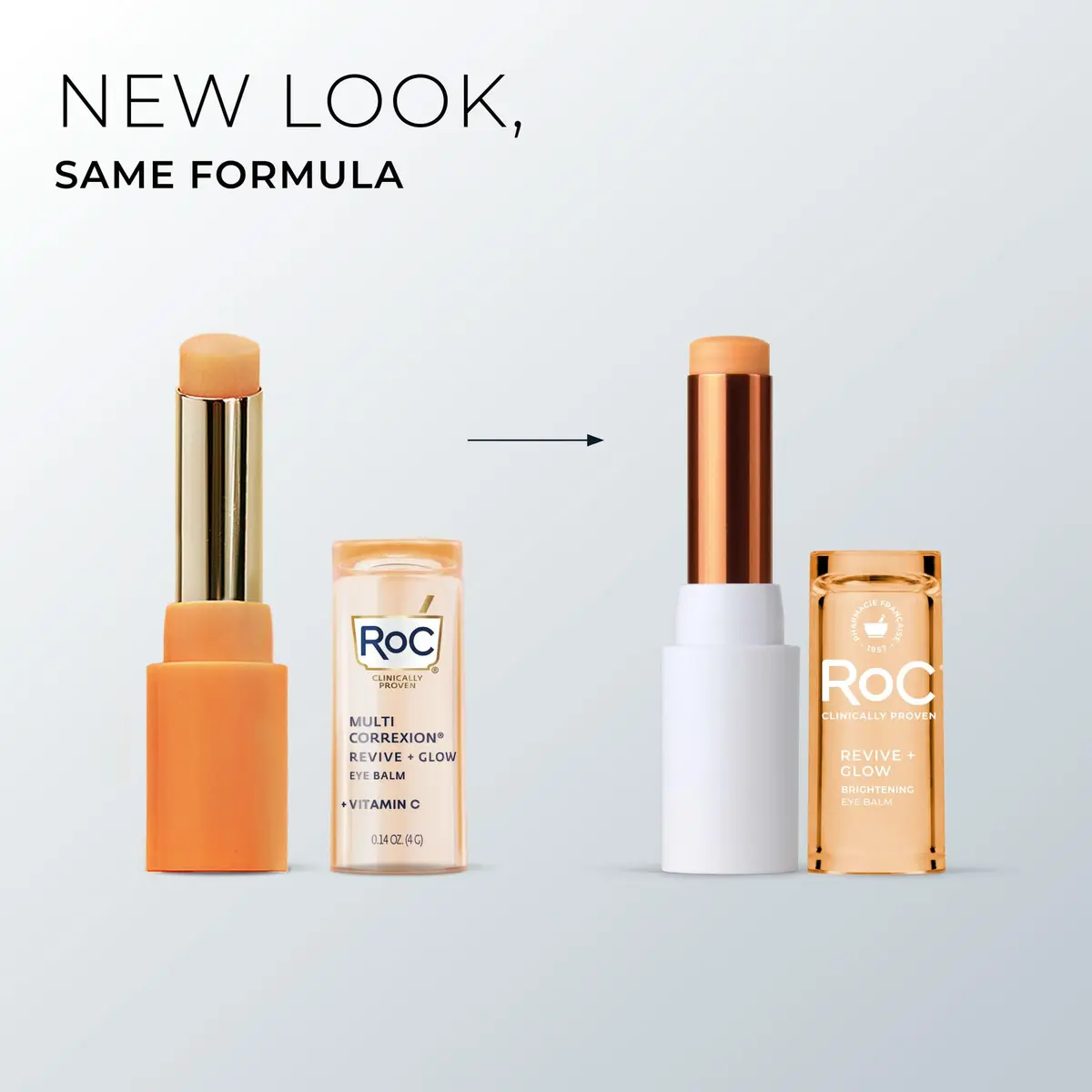 RoC Multi Correxion Revive + Glow Vitamin C Eye Balm Stick 0.14 oz (3.97g) | Clinically Proven for Dark Circles & Puffiness - view 9