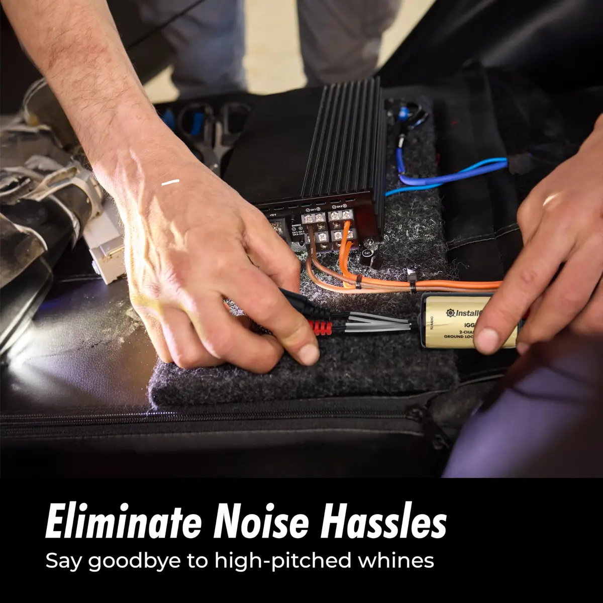 InstallGear 2-Channel Ground Loop Noise Isolator for Car Audio & Home Stereo | Eliminates Alternator Whine & Feedback - view 2