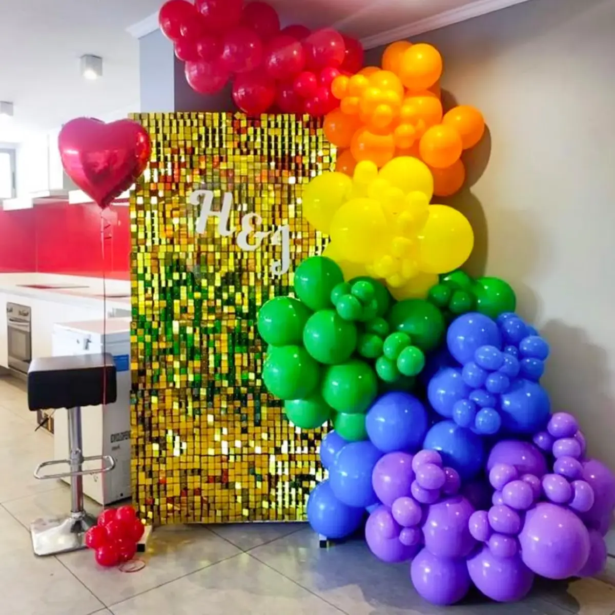 PartyWoo Red Yellow Blue Balloons 100pcs 12 Inch Assorted Colors | Birthday Party Decorations - view 6
