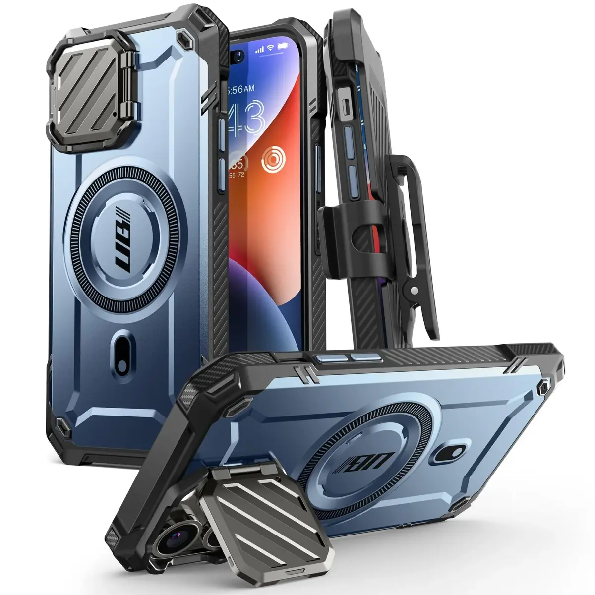 SUPCASE Unicorn Beetle Mag XT Case for iPhone 14 Pro Max / 13 Pro Max with Camera Cover Stand, Tilt, 188g (6.6 oz) - main product image