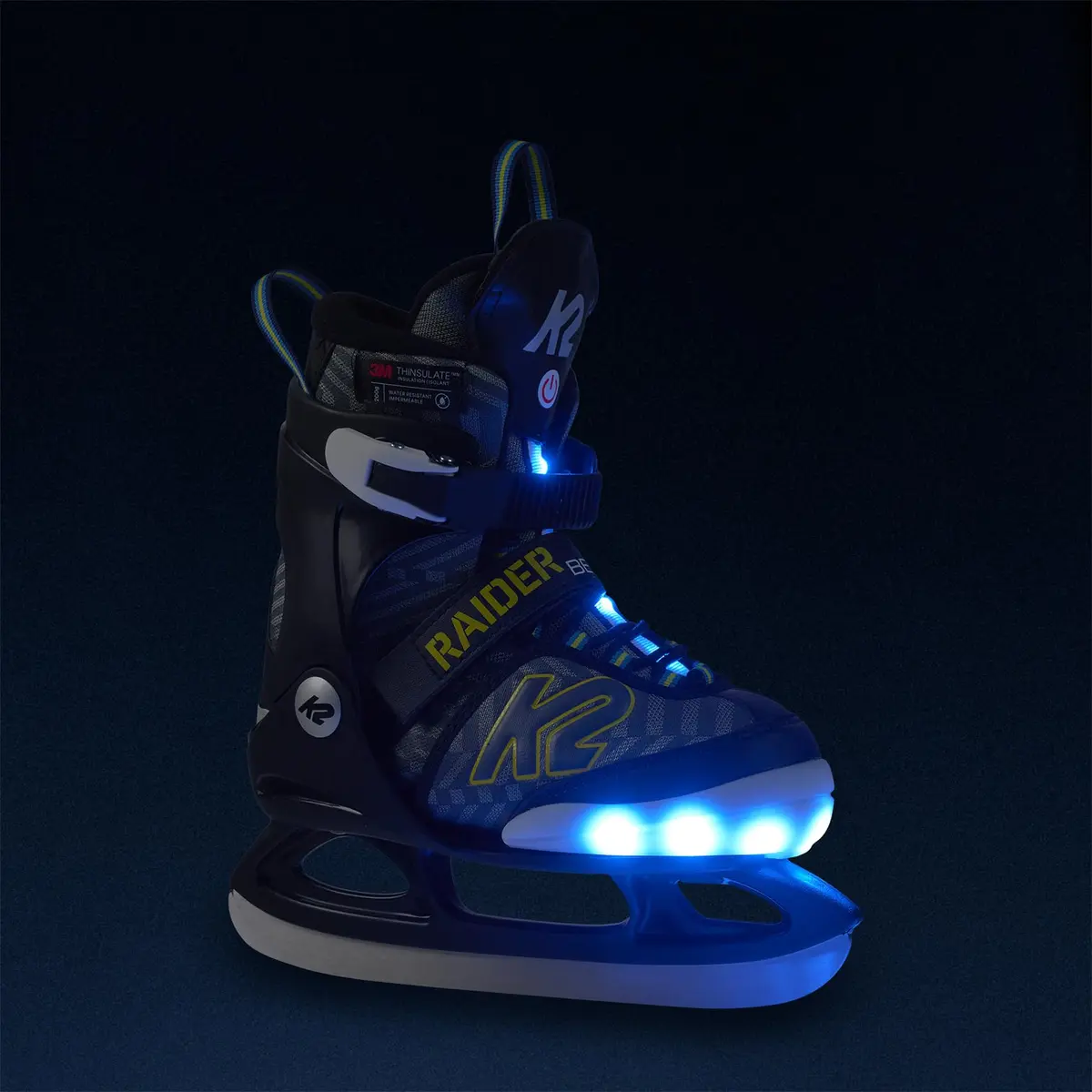 K2 Ice Raider Beam Youth Ice Skates Size 4-8 | Adjustable Support & Stability - view 2