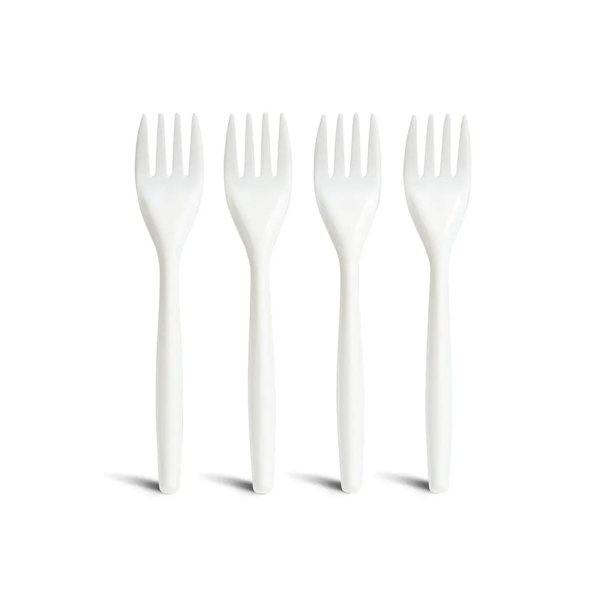 Perk Compostable PLA Forks White 600/Carton | Eco-Friendly, Mediumweight, 6'' - view 2