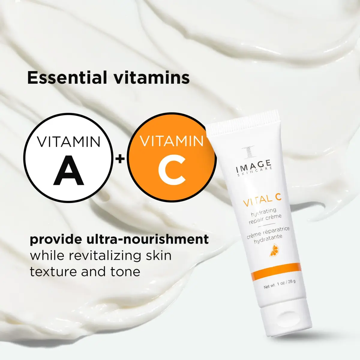 IMAGE Skincare VITAL C Hydrating Repair Crème Face Night Cream with Hyaluronic Acid 29.57ml (1oz) - view 3