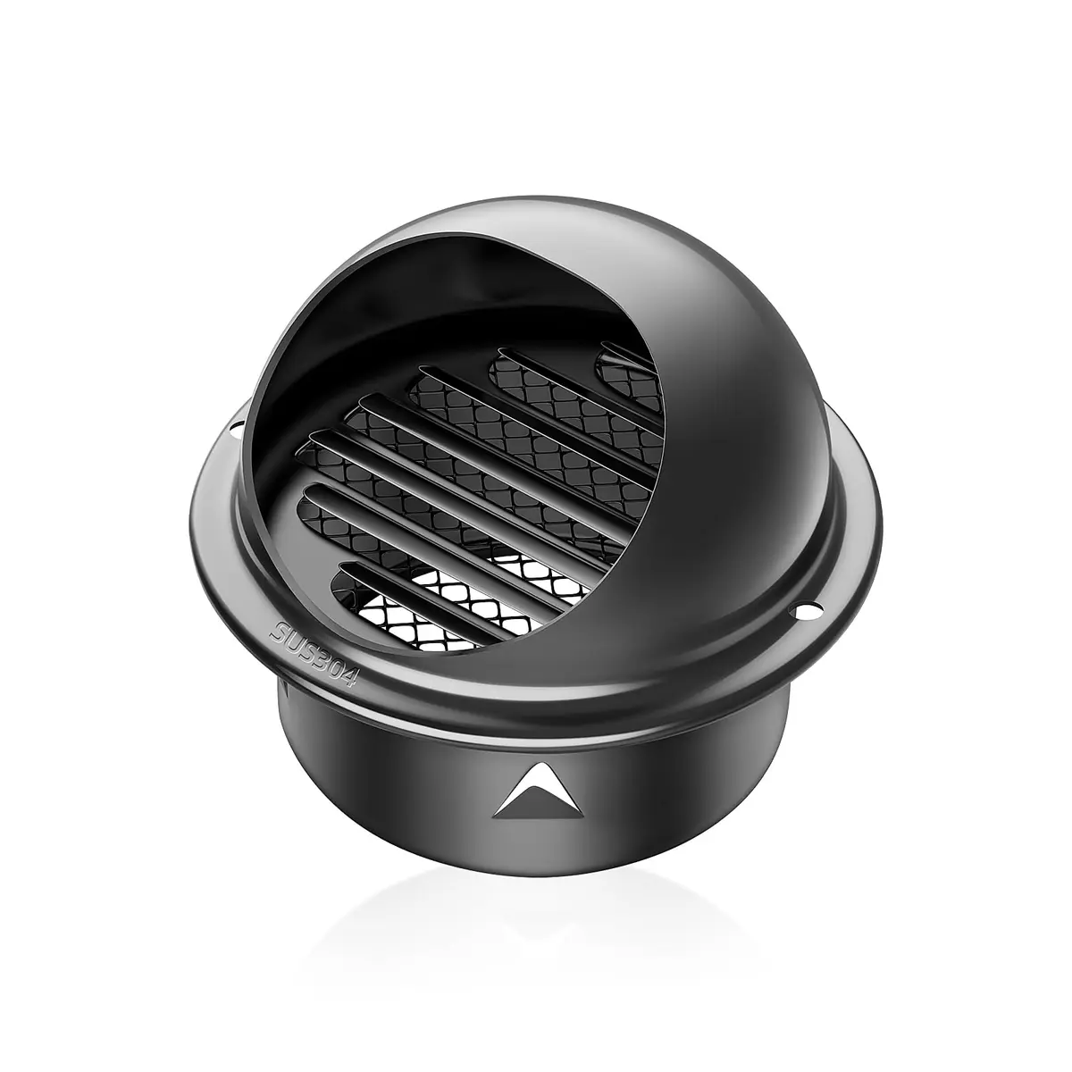 PIIYOOSNN 6" inch Round Wall Vent Cap Stainless Steel Mesh | Windproof & Rainproof HVAC Cover - main product image