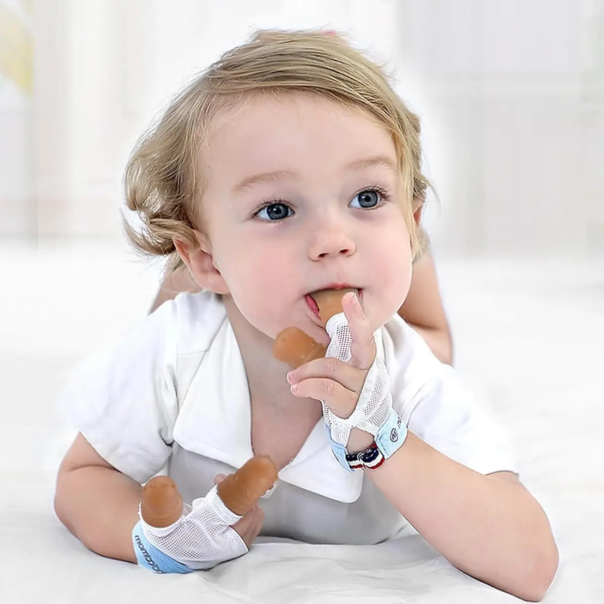 Elfzone Thumb Sucking Guard for Kids 1-2 Years | Breathable Mesh & Silicone (70-120c) - view 7