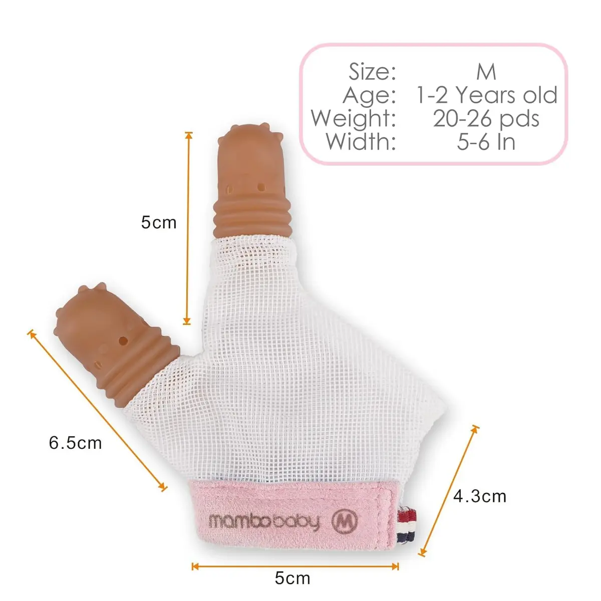 Elfzone Thumb Sucking Guard for Kids 1-2 Years | Breathable Silicone & Adjustable Fit - view 7