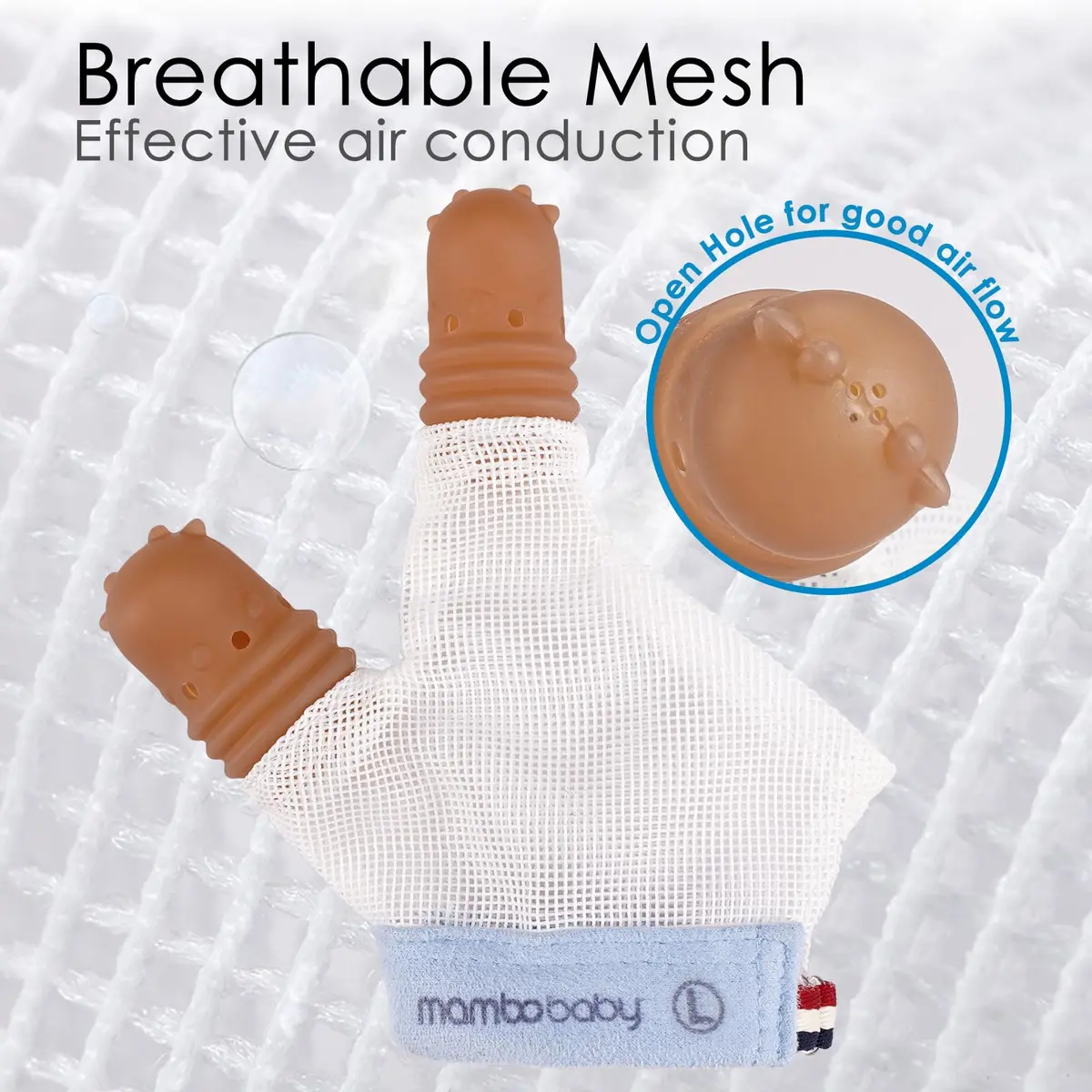 Elfzone Thumb Sucking Guard for Kids 1-2 Years | Breathable Silicone & Adjustable Fit - view 5