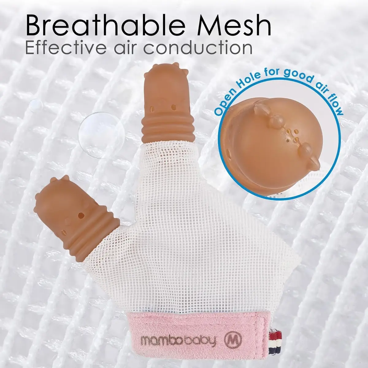 Elfzone Thumb Sucking Guard for Kids 1-2 Years | Breathable Silicone & Adjustable Fit - view 2