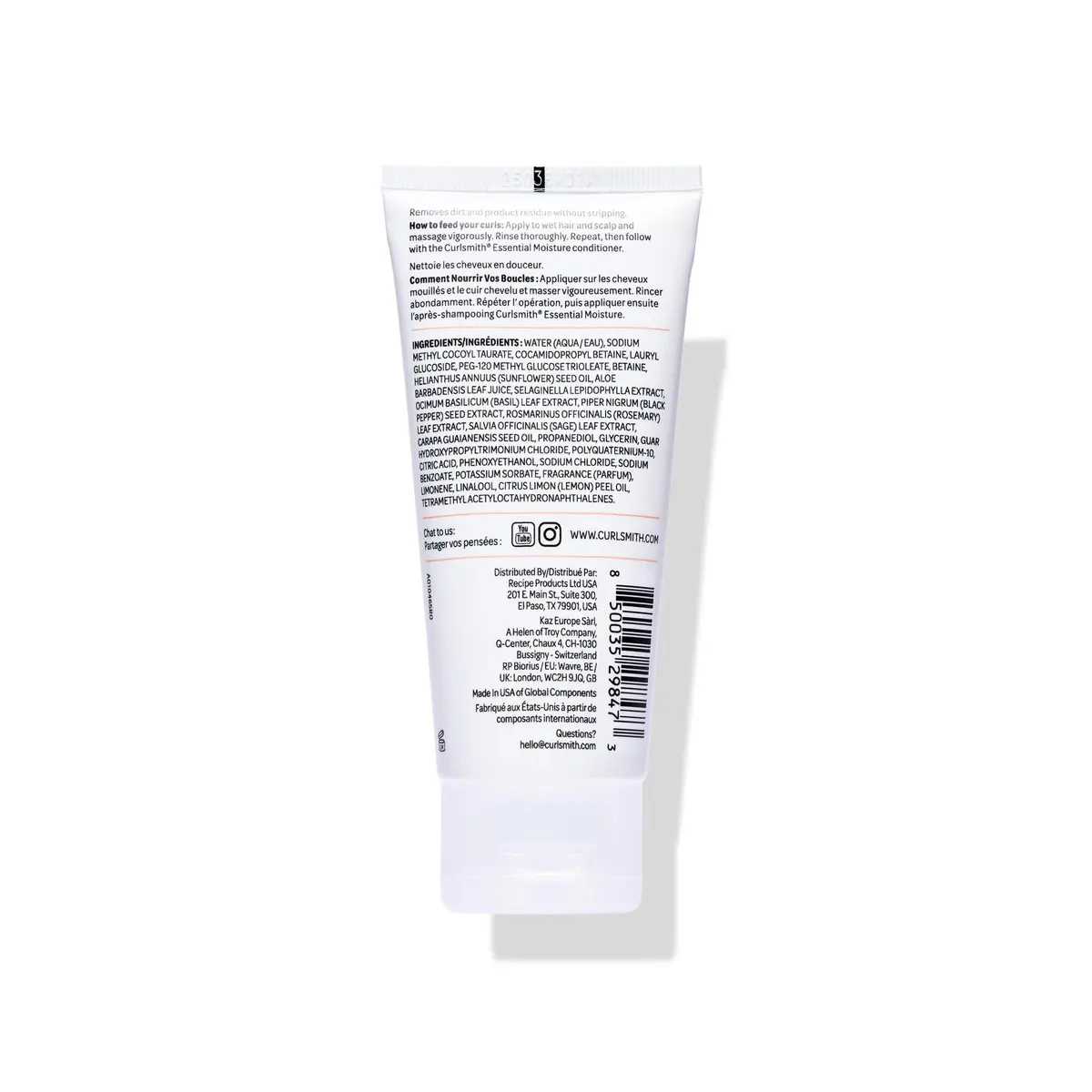 Curlsmith Essential Moisture Hydrating Shampoo 2 oz | Nourishes & Defines Curly Hair - view 8