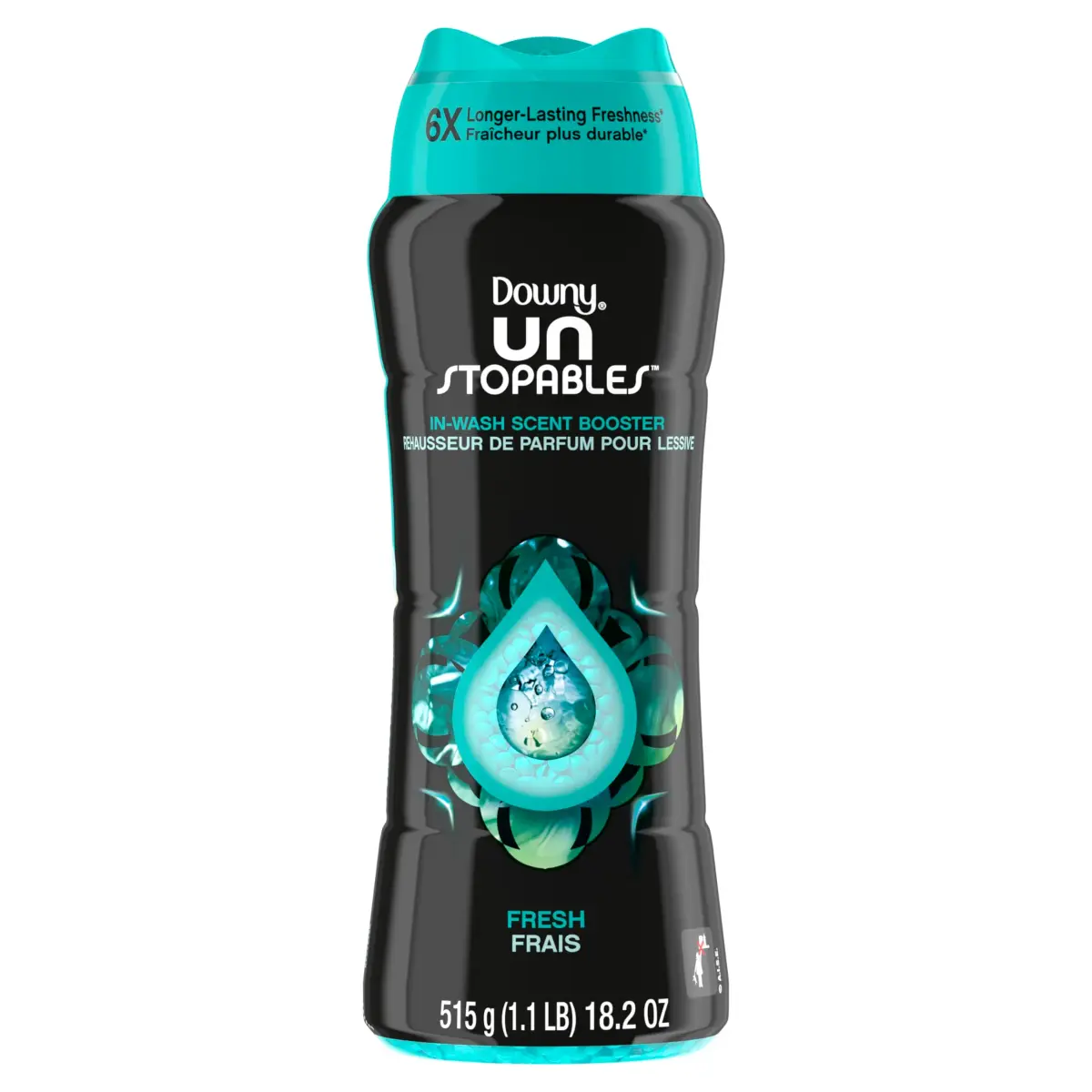 Downy Unstopables In-Wash Scent Booster Beads Fresh Scent, 18.2 oz (516 g) | Long-Lasting Fabric Freshness - view 2