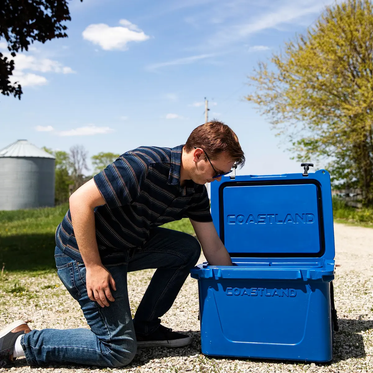 COASTLAND Delta Series 45 QT Rotomolded Cooler | 6-8 Day Ice Retention, Heavy-Duty Insulation - view 8