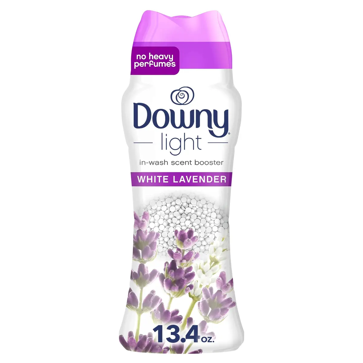 Downy Light Laundry Scent Booster Beads White Lavender 380g (13.4 OZ) | Long-Lasting Freshness Without Heavy Perfumes - main product image