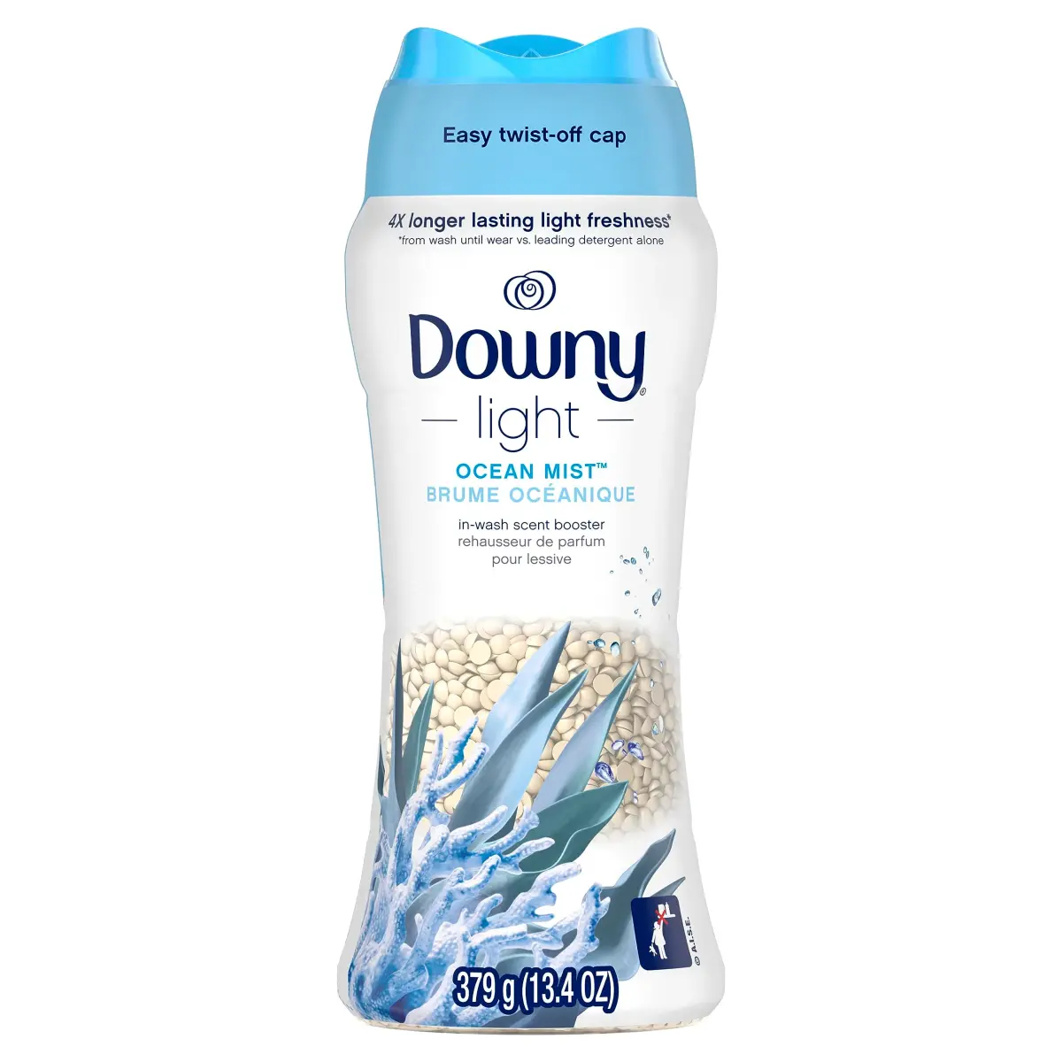 Downy Light Laundry Scent Booster Beads Ocean Mist (13.4 oz) | No Heavy Perfumes - view 7