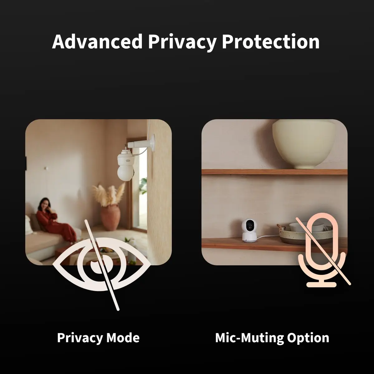 Aqara 2K Indoor Security Camera E1, HomeKit Secure Video, Pan & Tilt, Night Vision, Two-Way Audio, Wi-Fi 6, Plug-in Camera - view 6