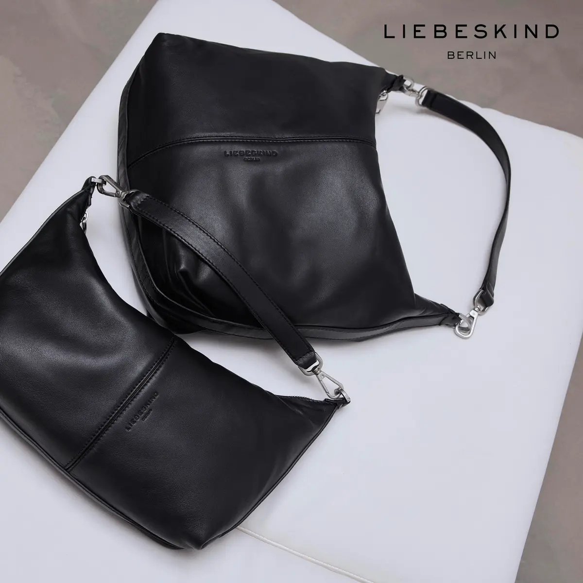 Liebeskind Women's Hobo M Noos Sheep Leather Handbag | Elegant City Style (32cm x 40cm x 13cm) - view 2