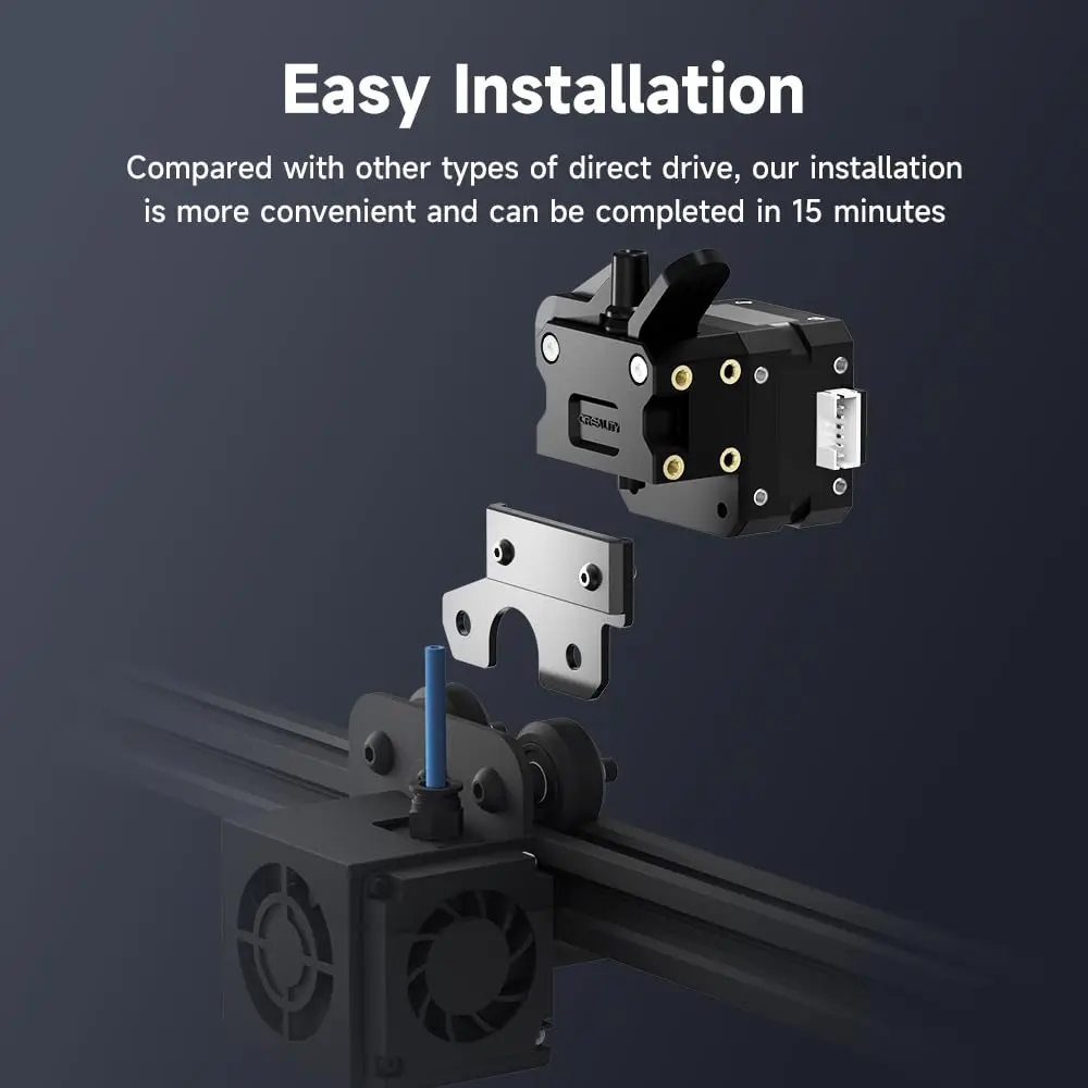 Creality Ender 3 Sprite Direct Drive 3D Printer Extruder Upgrade Kit with Dual Gear, High Torque | Compatible with Ender 3 Series - view 5